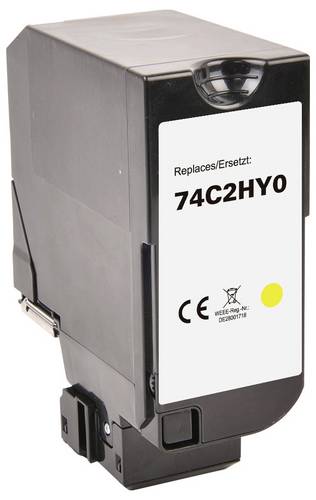 Renkforce Druckerpatrone ersetzt Lexmark 74C2HY0 Kompatibel Gelb 12000 Seiten RF-L74C2HY0 RF-747563