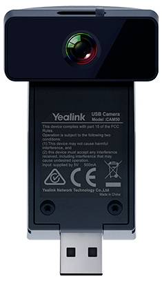 Yealink CAM50 Systemtelefon Erweiterungsmodul USB-A Schwarz