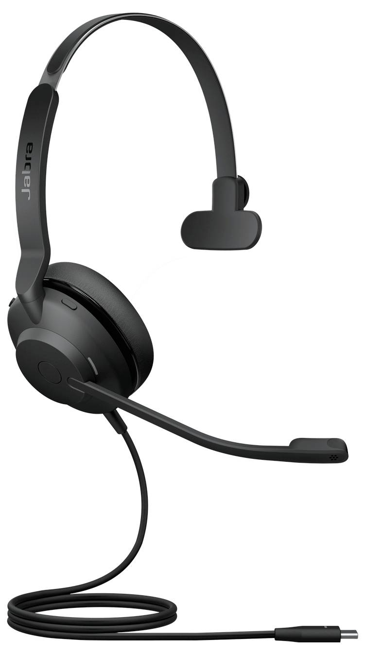 Jabra Evolve2 30 SE USB-C monaural UC On Ear Headset kabelgebunden Schwarz Telefon