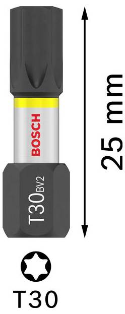 Bosch Accessories 2607002807 2607002807 TX-Bit Antrieb: 1/4" (6.3 mm) Abtrieb: TX TX 30