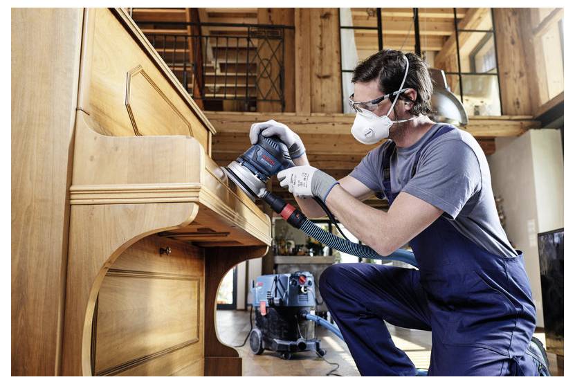 'Bosch Impact Control PH2 Bits Display': Eine Einzelhandelspräsentationsbox mit Bosch PH2 Schrauberbits, die Haltbarkeit und Präzision hervorhebt.