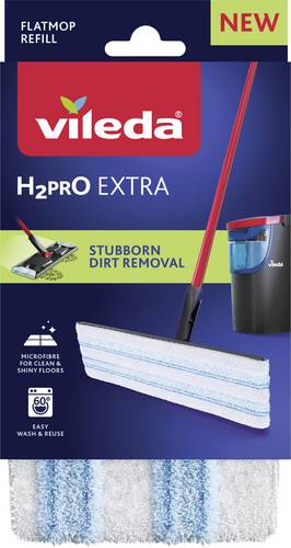 Vileda 175787 H2PRO EXTRA Flat Mop Ersatzbezug Wischbezug 1 St.