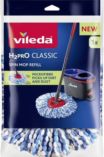 Vileda 178331 H2PRO CLASSIC Spin Mop Refill Ersatzkopf Ersatzaufsatz 1 St.