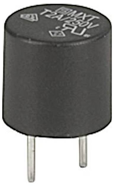 Ein kleines, zylindrisches elektronisches Bauteil mit zwei Metallstiften, das typischerweise als Buzzer oder Schallerzeuger in elektronischen Schaltungen verwendet wird.