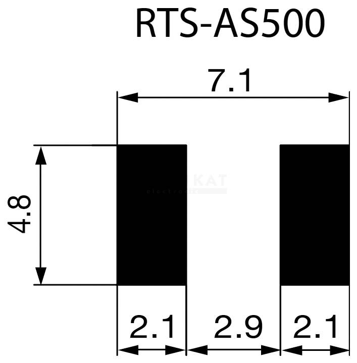 Schurter Temperatursicherung 60 V/DC (L x B x H) 8.8 x 6.6 x 6.7mm