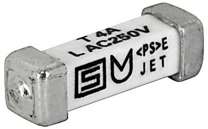 Eine zylindrische elektrische Sicherung mit der Aufschrift T 4A LAC250V.