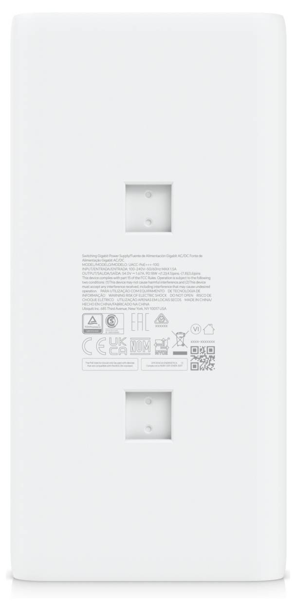 Ubiquiti Networks 10G PoE+++ Adapter (90W) PoE Injektor 10 GBit/s