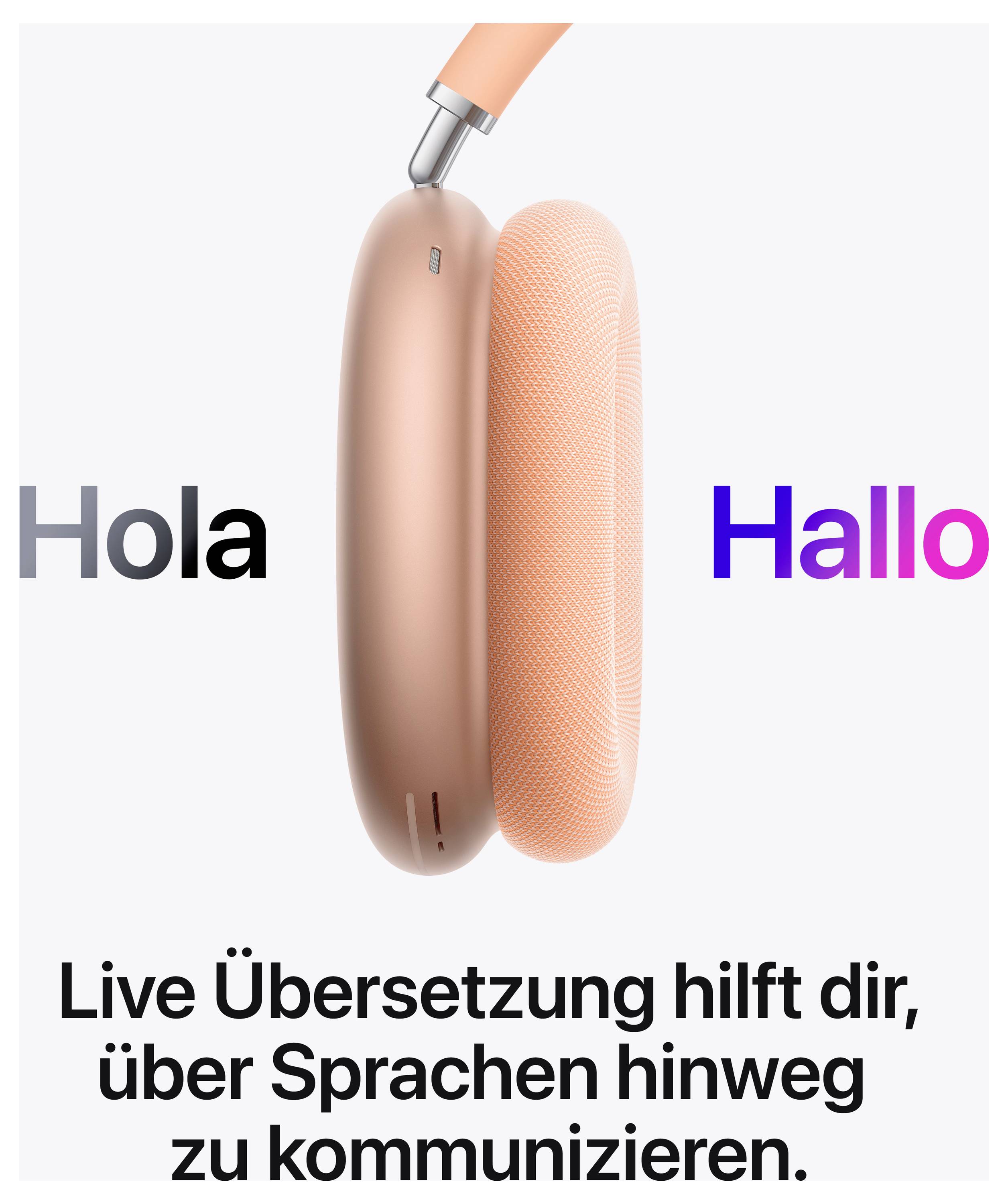 Ein weißer, kreisförmiger WLAN-Zugangspunkt mit einem blauen LED-Ring und einem 