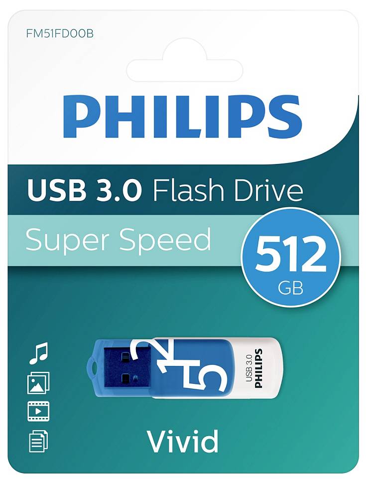 Philips FM51FD001B/00 USB flash drive Eingabe / Ausgabe USB-Stick