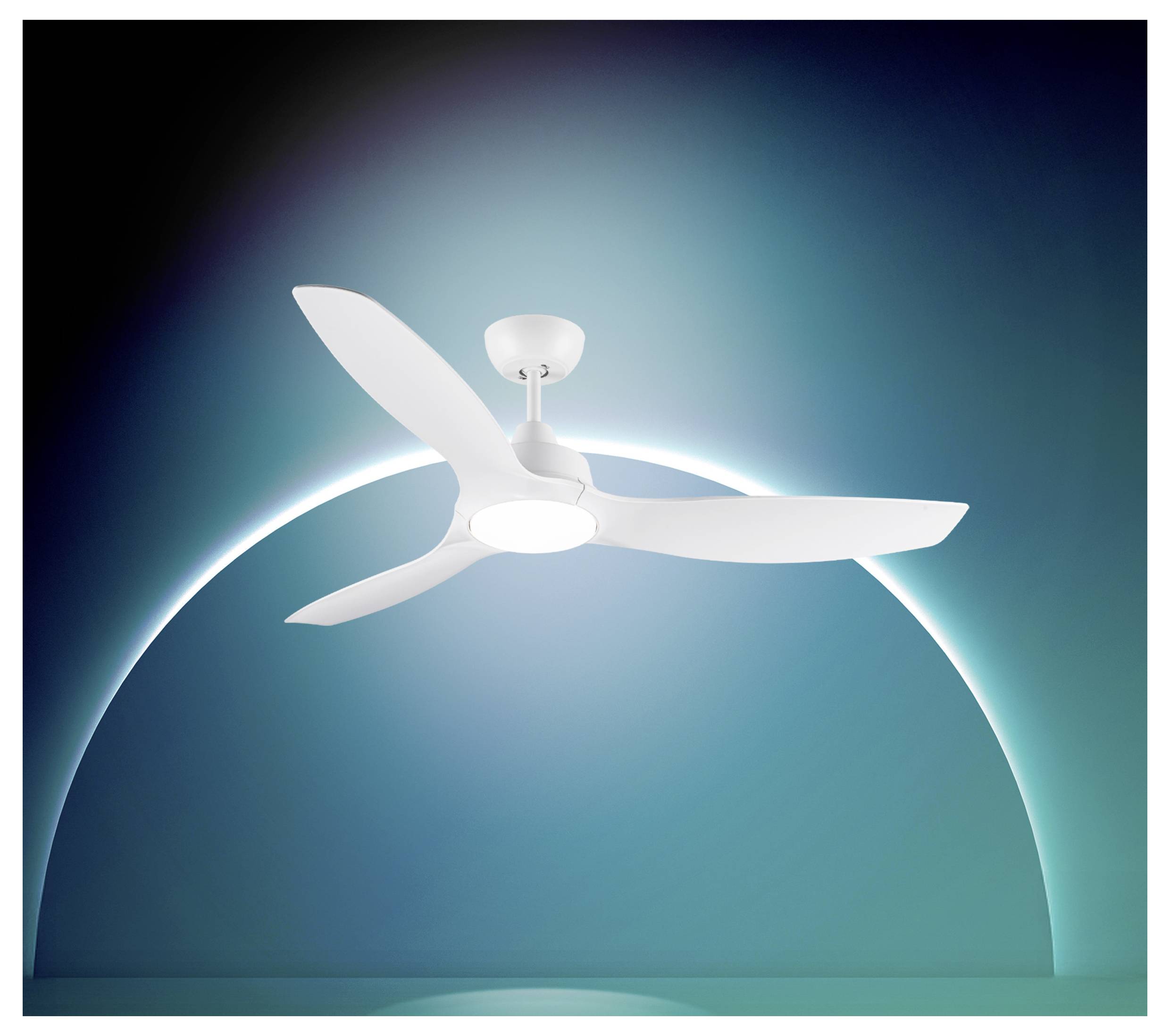 Philips LED Fixed Deckenventilator 35W mit Fernbedienung, Dimmbar