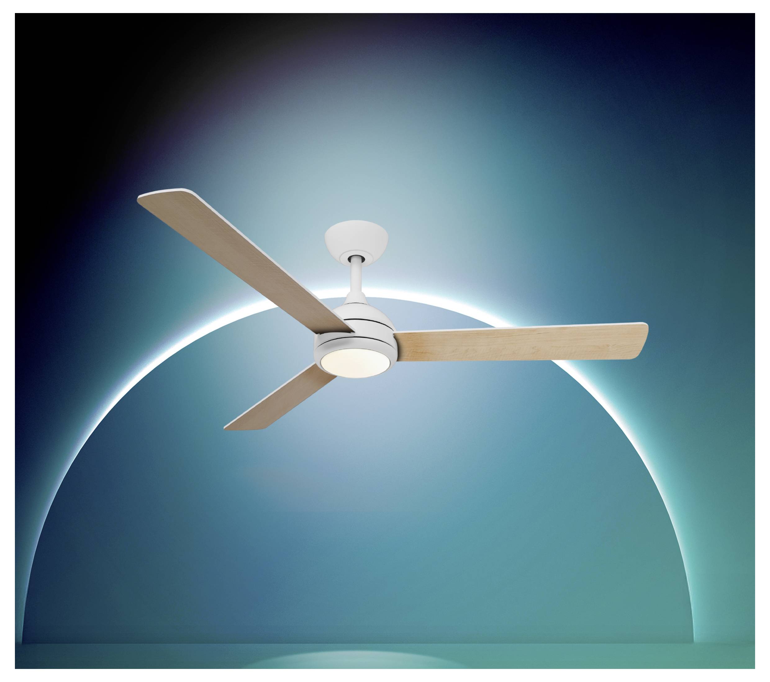 Philips LED Civx Deckenventilator 32 W mit Fernbedienung, Dimmbar