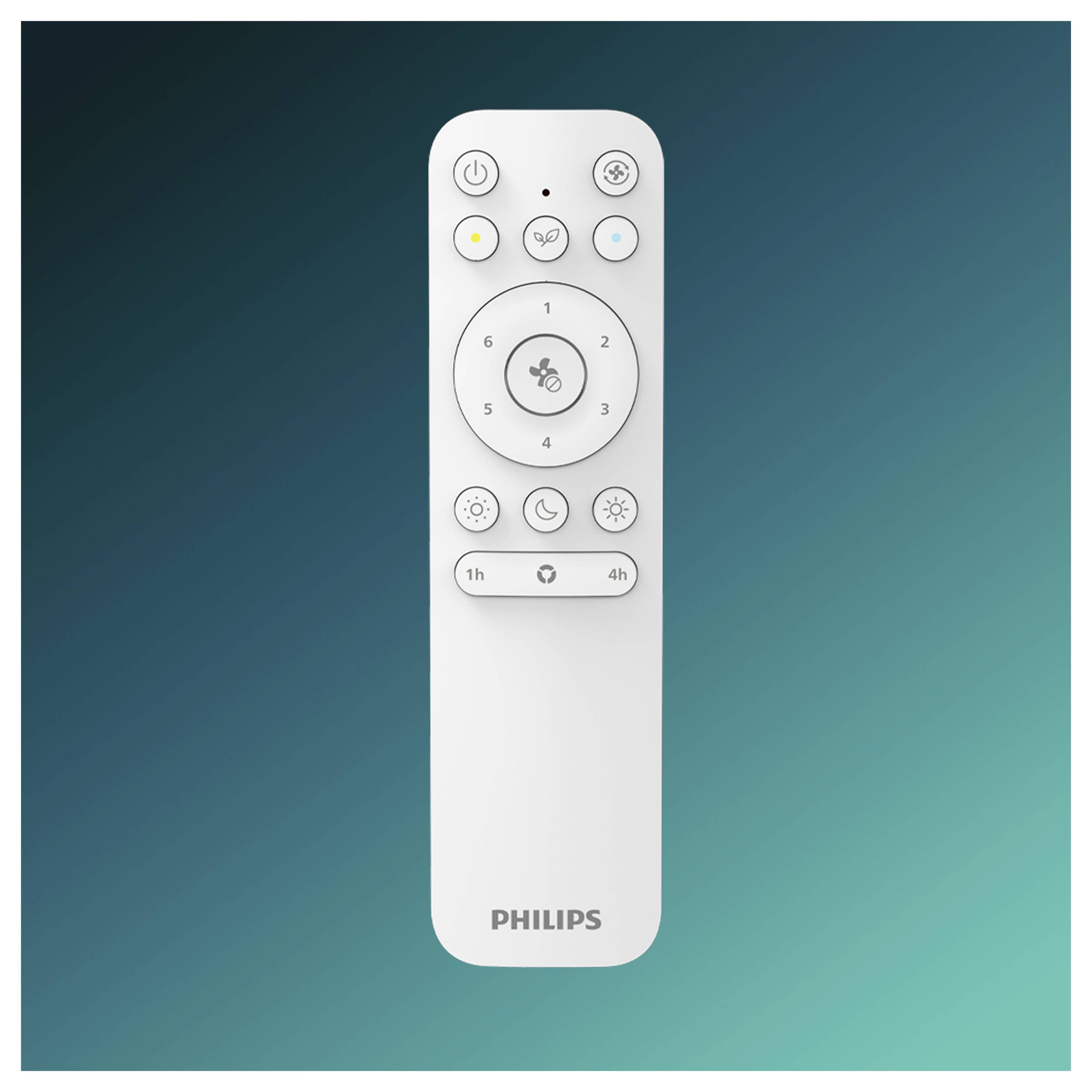 Philips LED Amigo Deckenventilator 40W mit Fernbedienung, Dimmbar