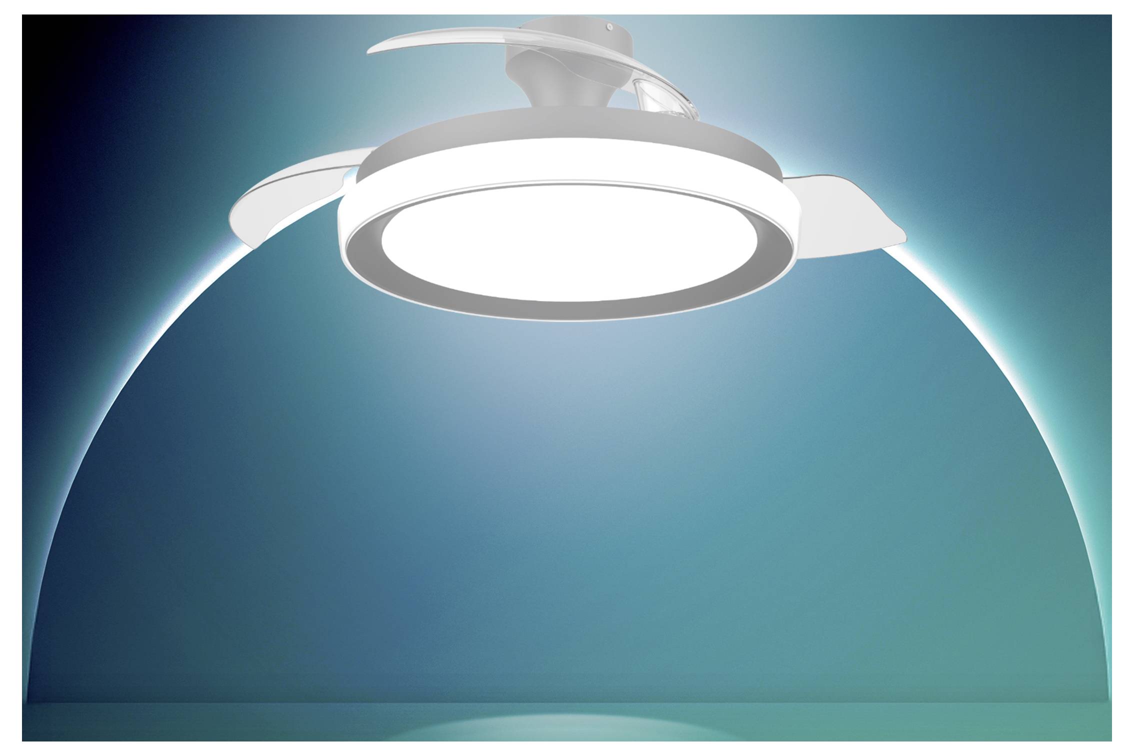 Philips LED Bliss Deckenventilator 28 W mit Fernbedienung, Dimmbar