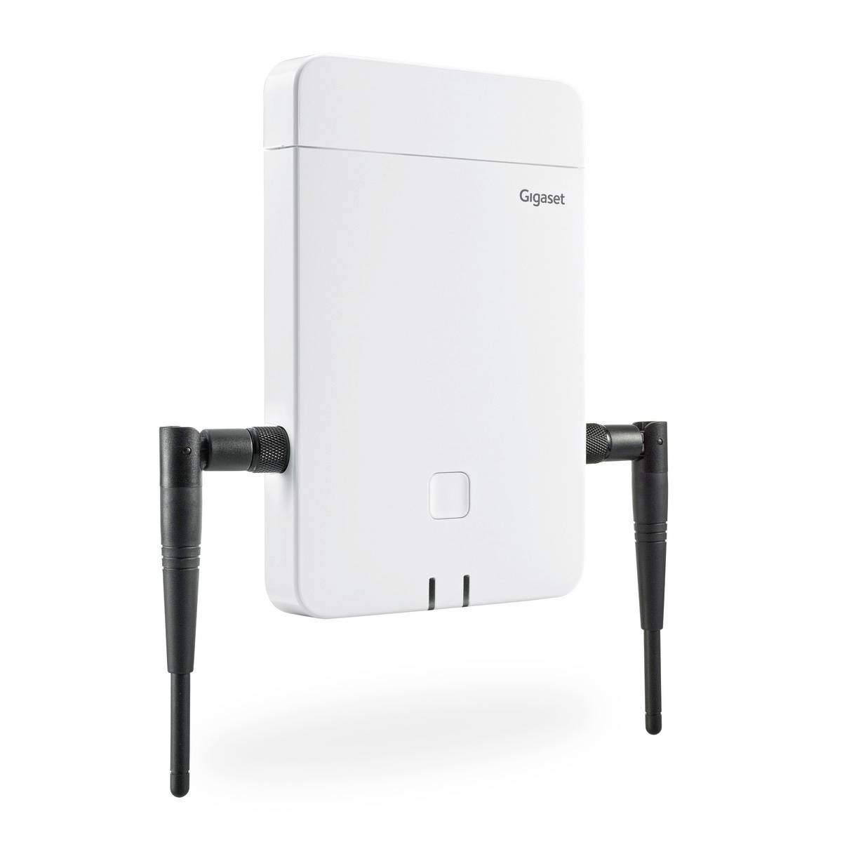 Graue Over-Ear-Kopfhörer mit Wireless-Funktion und eingebautem Boom-Mikrofon auf weißem Hintergrund.