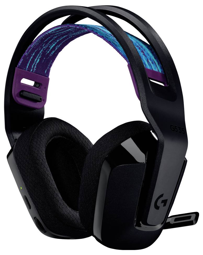 Logitech LOGI G535 LIGHTSPEED Wireless Headset On Ear Headset Schwarz Gaming