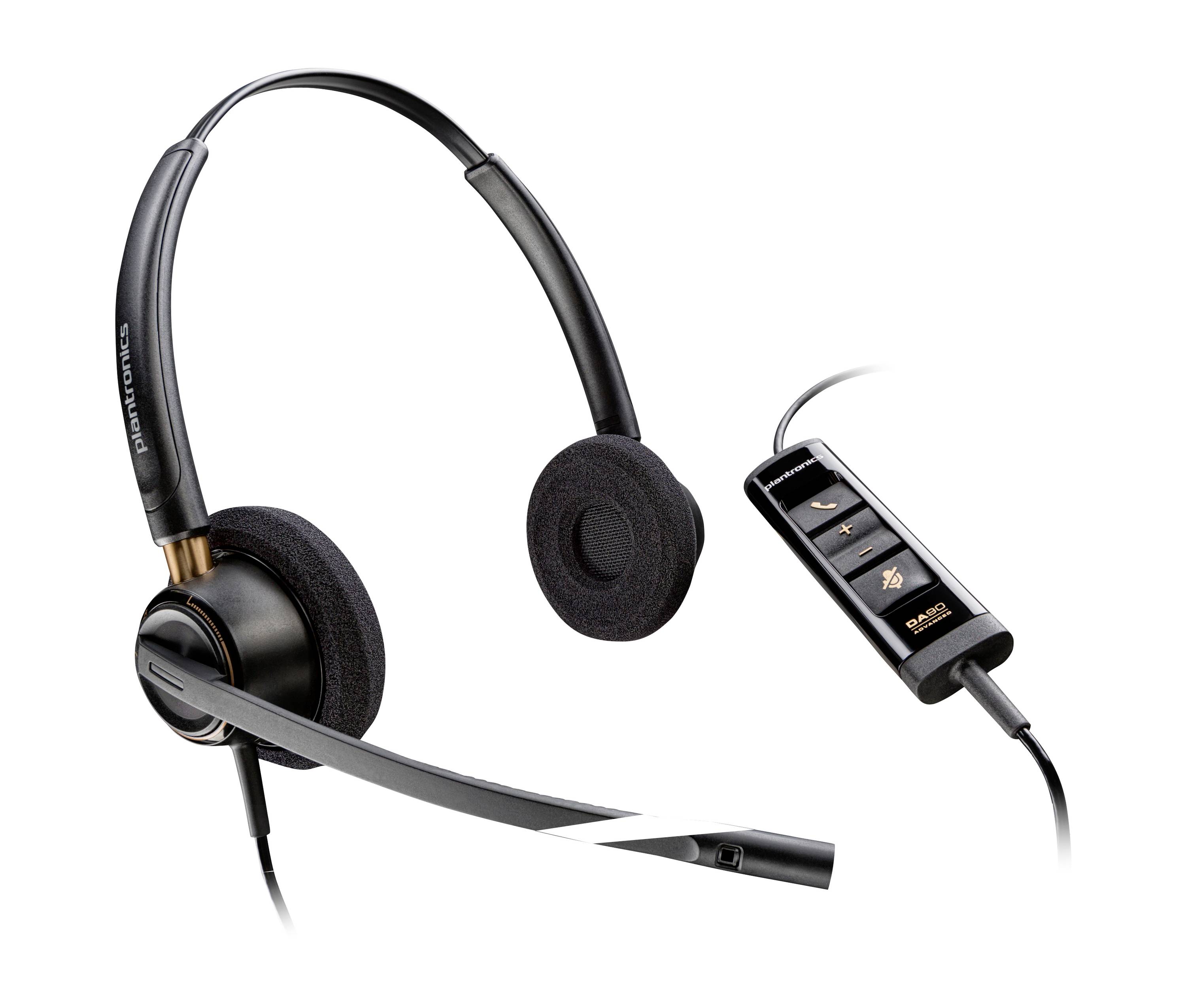 HP Poly EncorePro 525 USB-A Headset On Ear Headset Schwarz