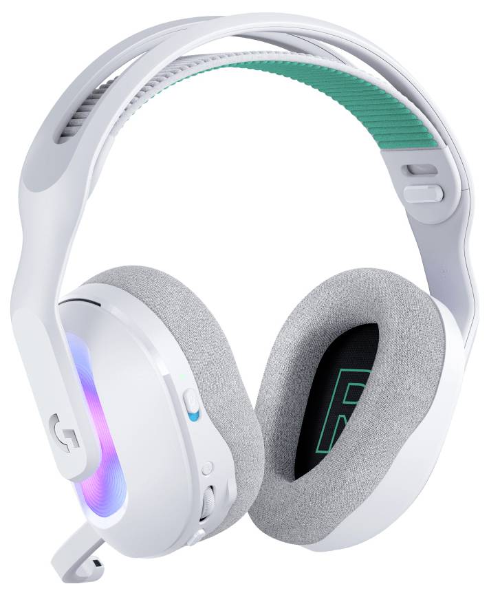 Logitech LOGI G522 Headset PC VOSS CDM/Mixed Over Ear Headset Bluetooth® Weiß Computer