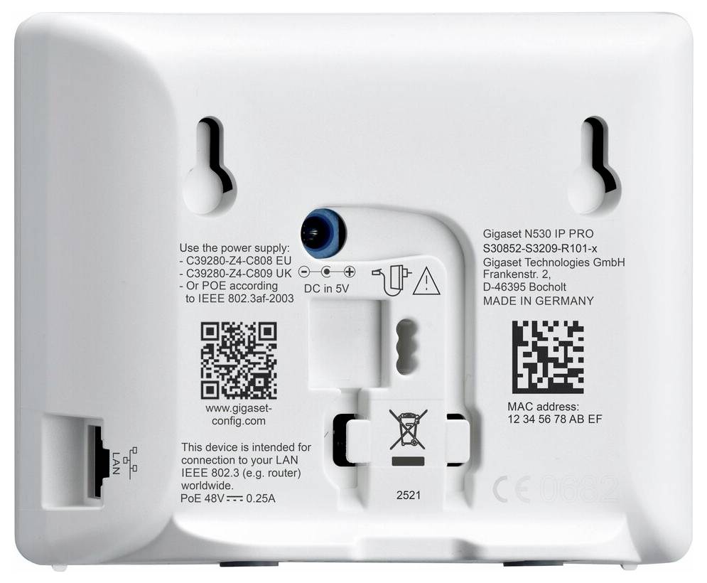 Gigaset PRO Bundle N530 Basis plus S700H DECT-Mobilteil Anthrazit