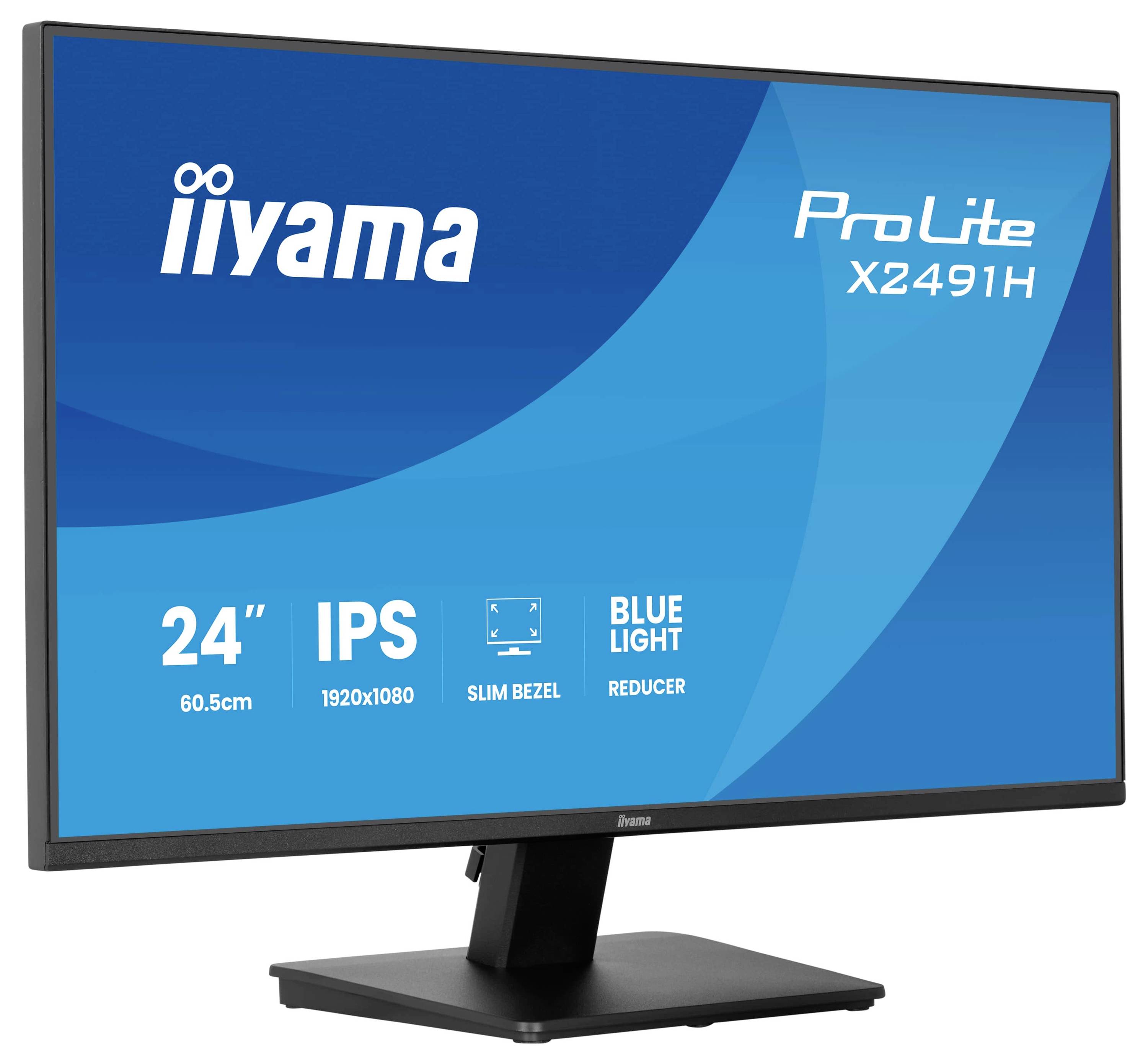 Ein Computermonitor zeigt Branding-Text 