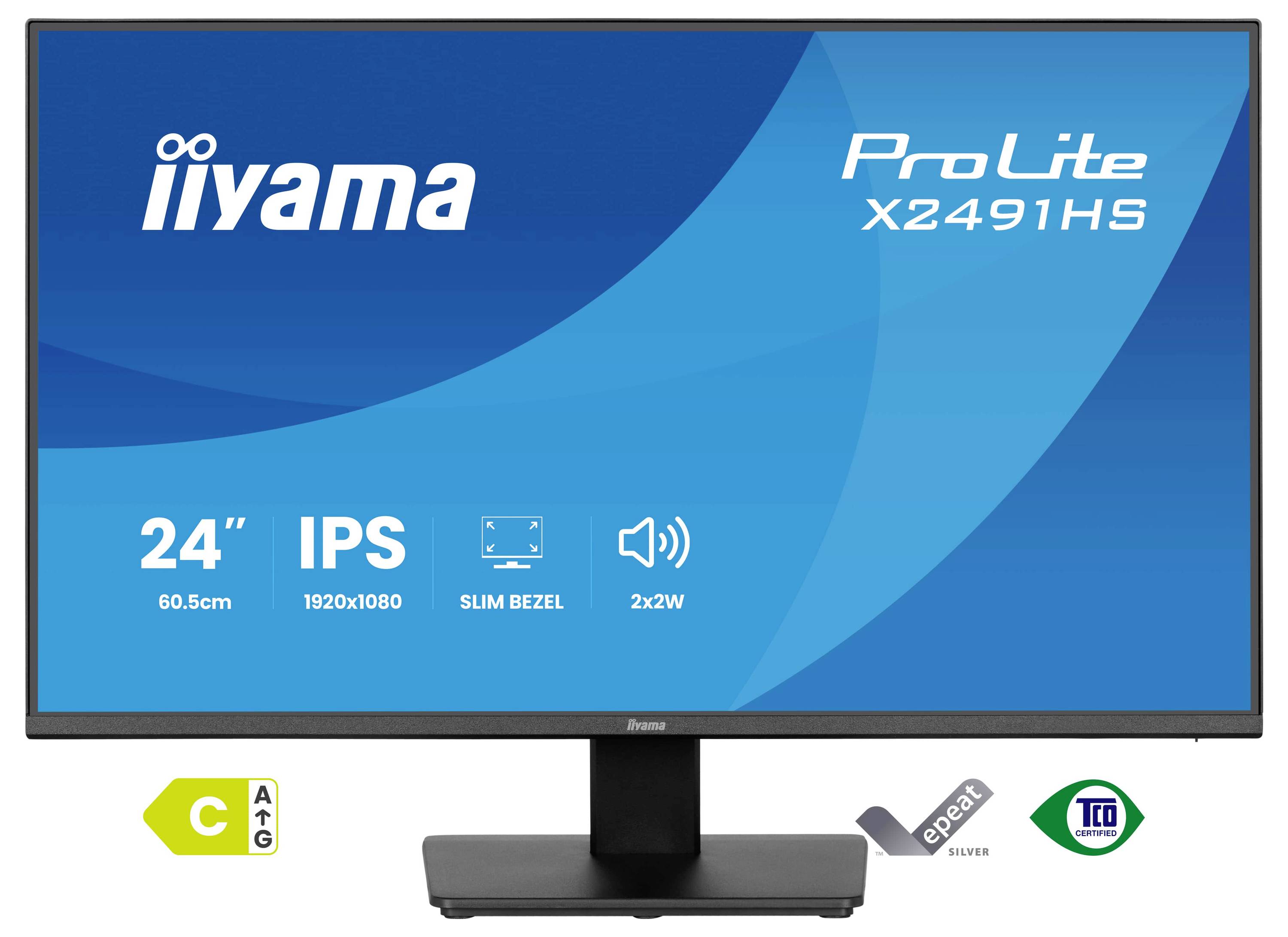 Iiyama ProLite X2491HS Monitor-Display; Eigenschaften: 24