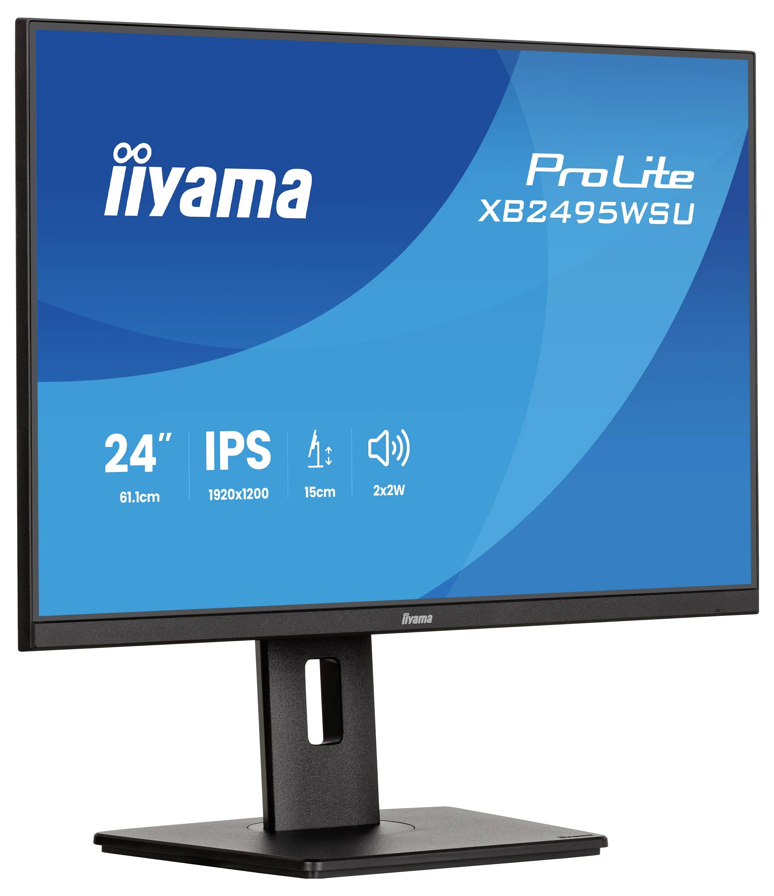 Ein Computermonitor mit der Marke „iiyama