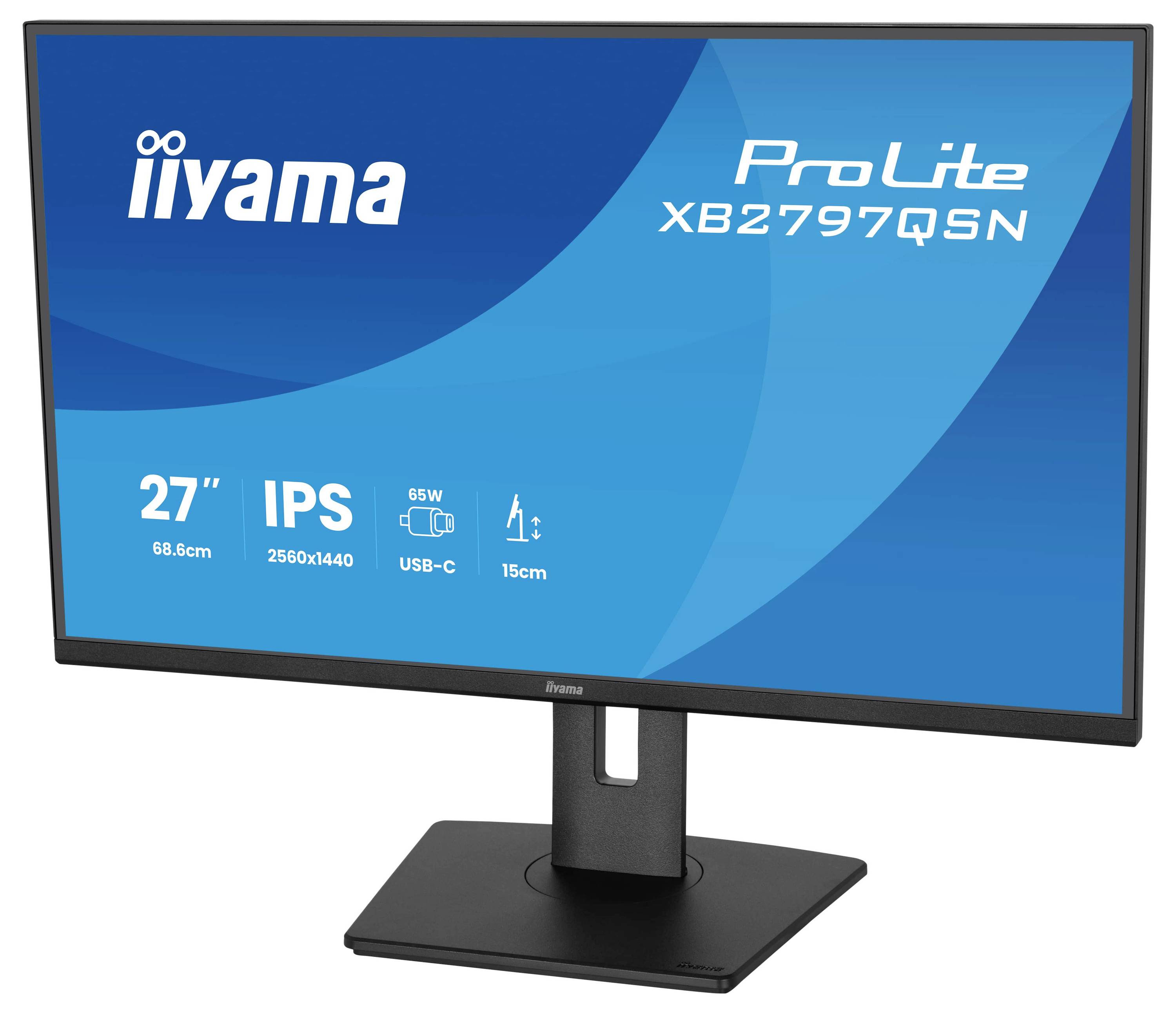 Der iiyama ProLite XB2797QSN Monitor zeigt folgende Spezifikationen: 27
