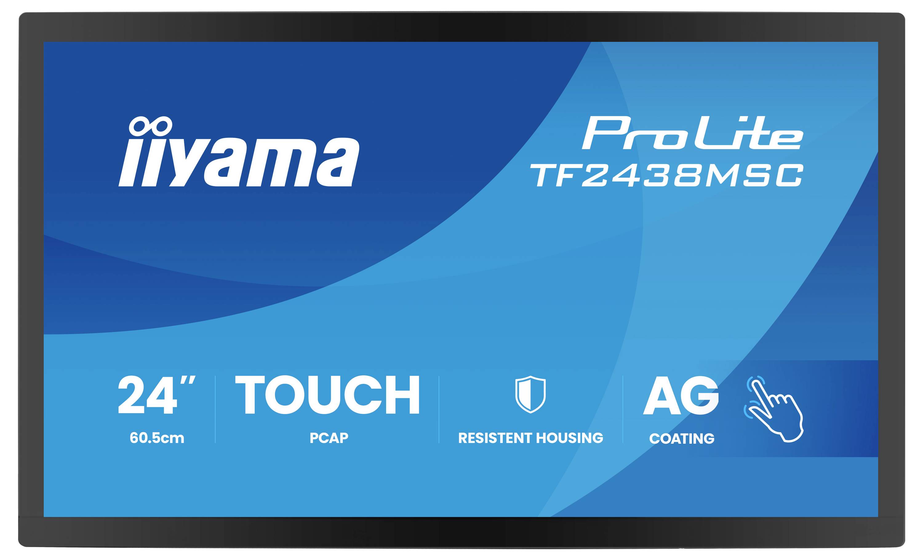 Touchscreen-Display-Werbung mit 