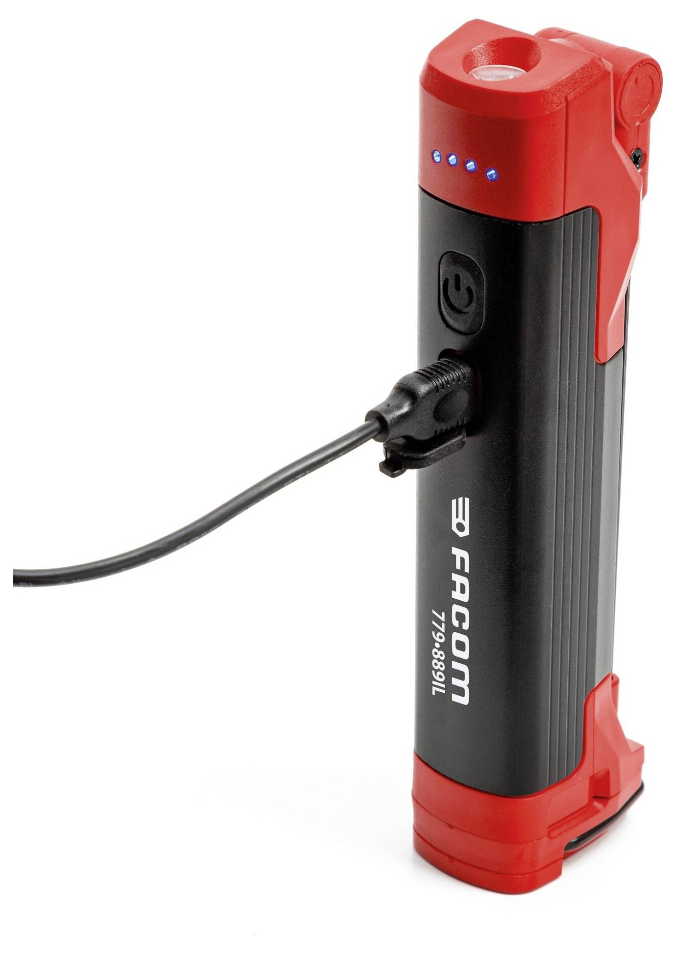 Eine Person schneidet Hecken mit einer gelben elektrischen Heckenschere von „DeWalt