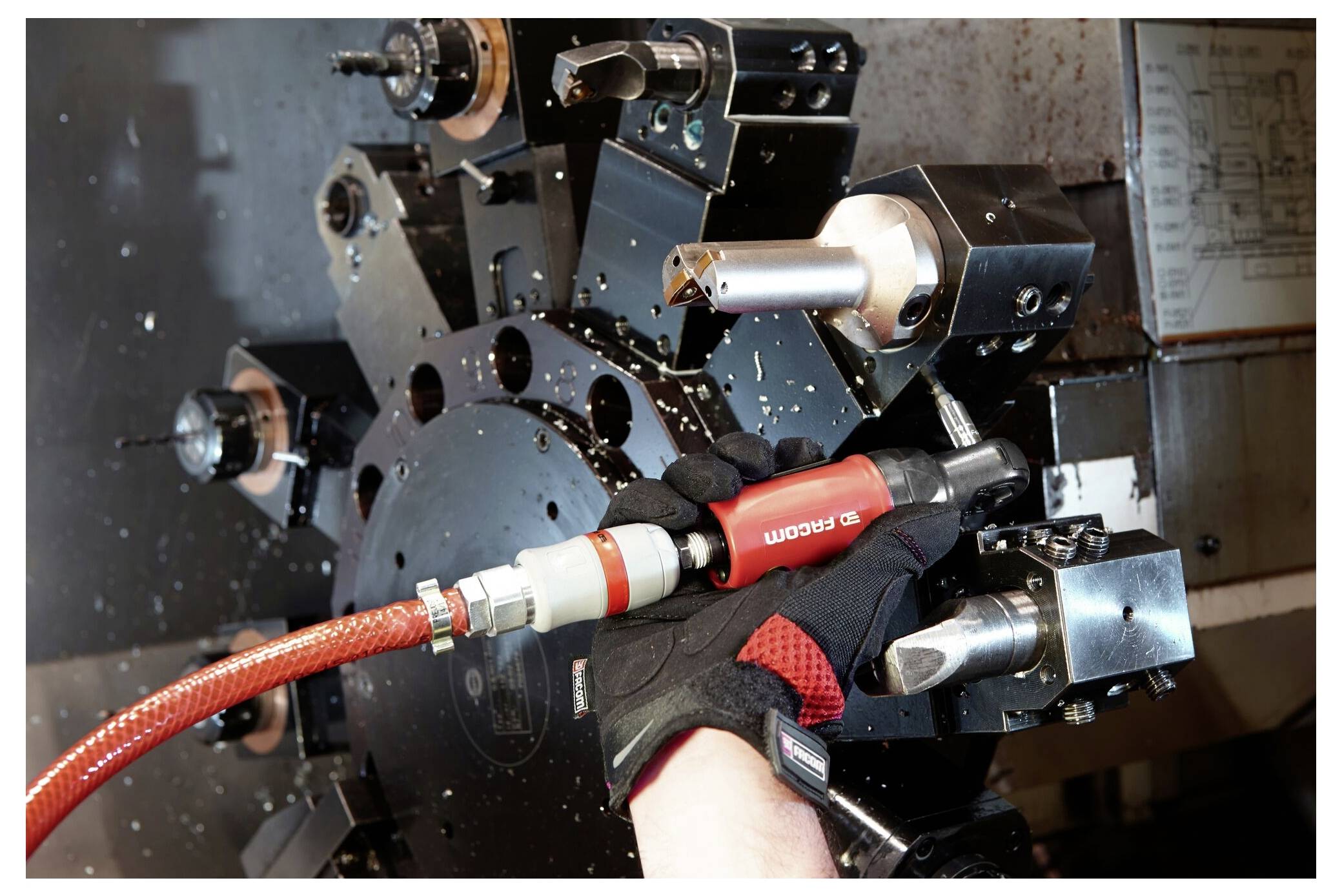Facom VR.R127PB Druckluft-Umschaltknarre 6 bar
