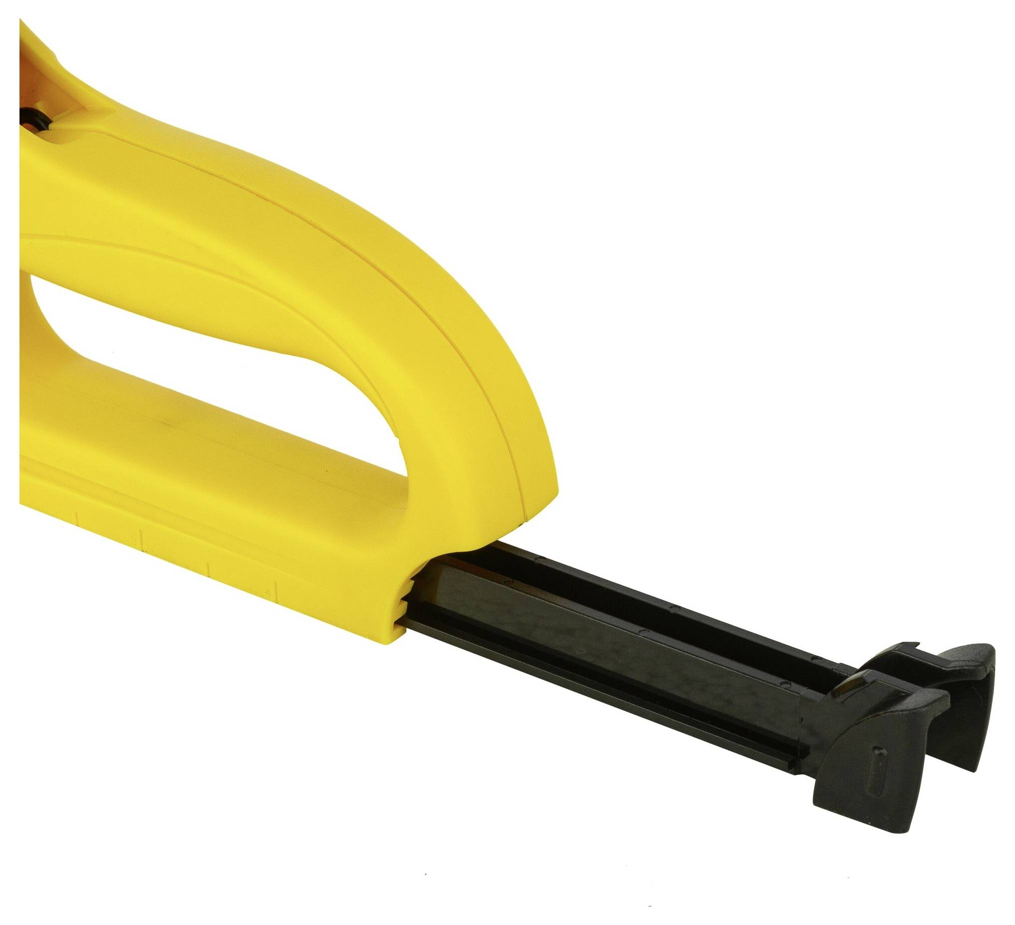 Verstellbare Zange mit gerillten Backen und rot-schwarzem Griff, entwickelt zum Greifen von Muttern und Bolzen verschiedener Größen.