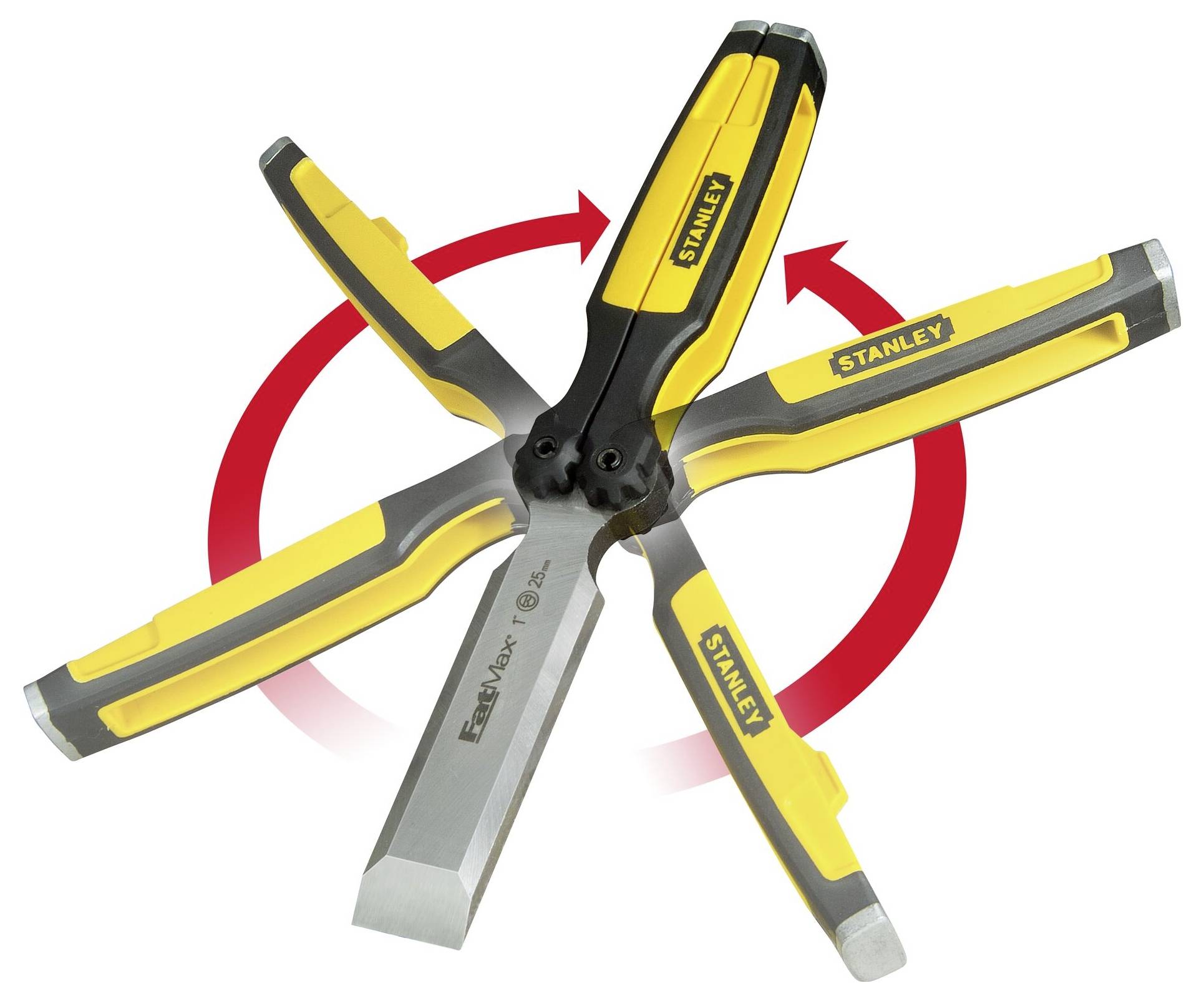 Ein Steckschlüsselsatz mit Ratschenkopf, Verlängerungsstab und verschiedenen Steckschlüsseln von 8 bis 32, organisiert in einem Schaumstoff-Tablett.