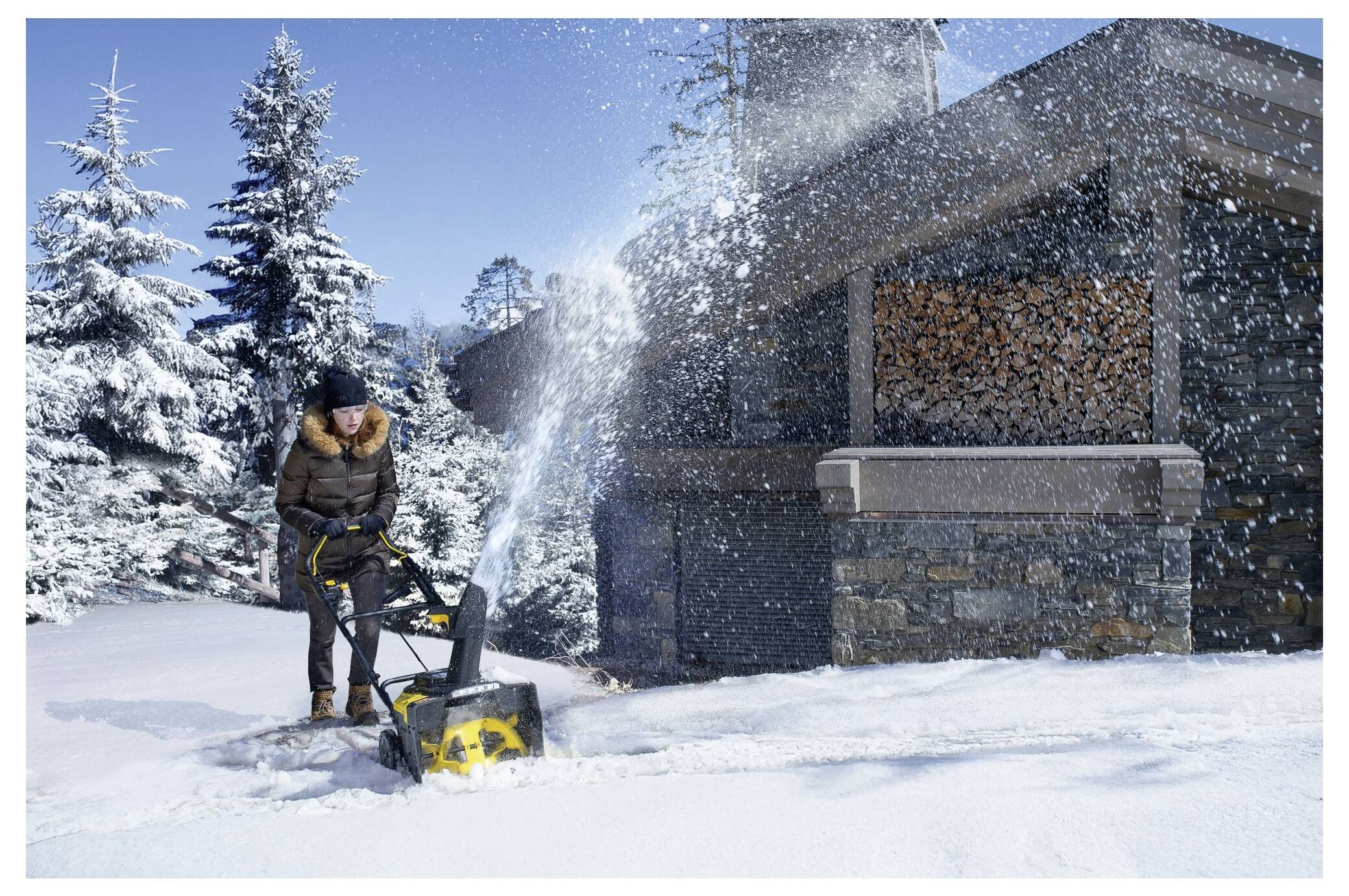 STANLEY SCSNP460R2-QW Schneefräse Akku
