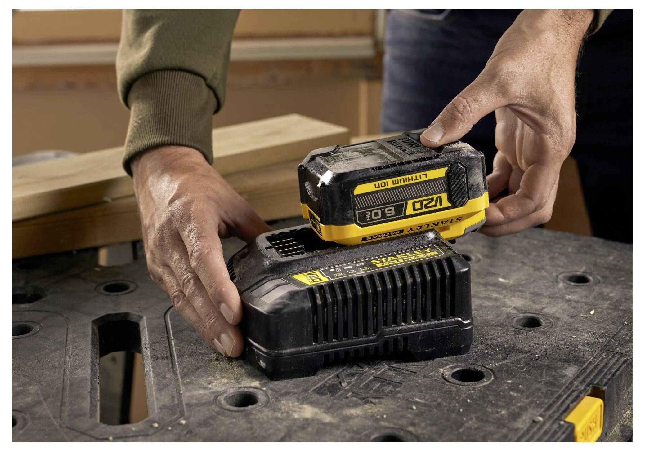 STANLEY SFMCB206-XJ V 20 Werkzeug-Akku 18V 6.0Ah Li-Ion