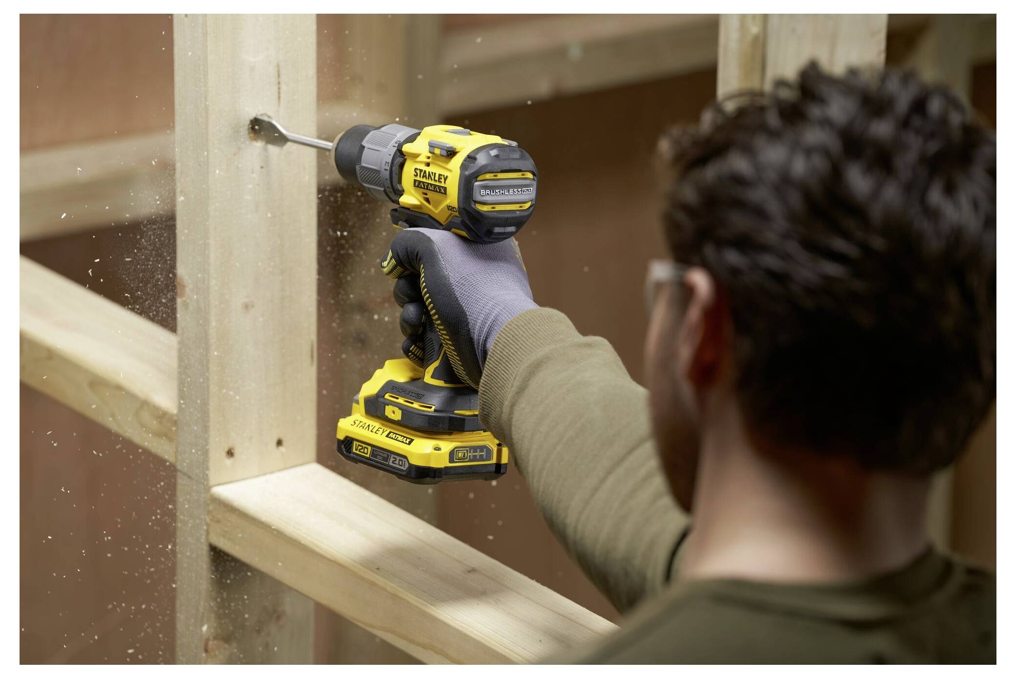 STANLEY V 20 SFMCD726D2K-QW Akku-Schlagbohrschrauber 18V Anzahl mitgelieferte Akkus 2 2Ah Li-Ion inkl. 2. Akku, inkl. Ladegerät