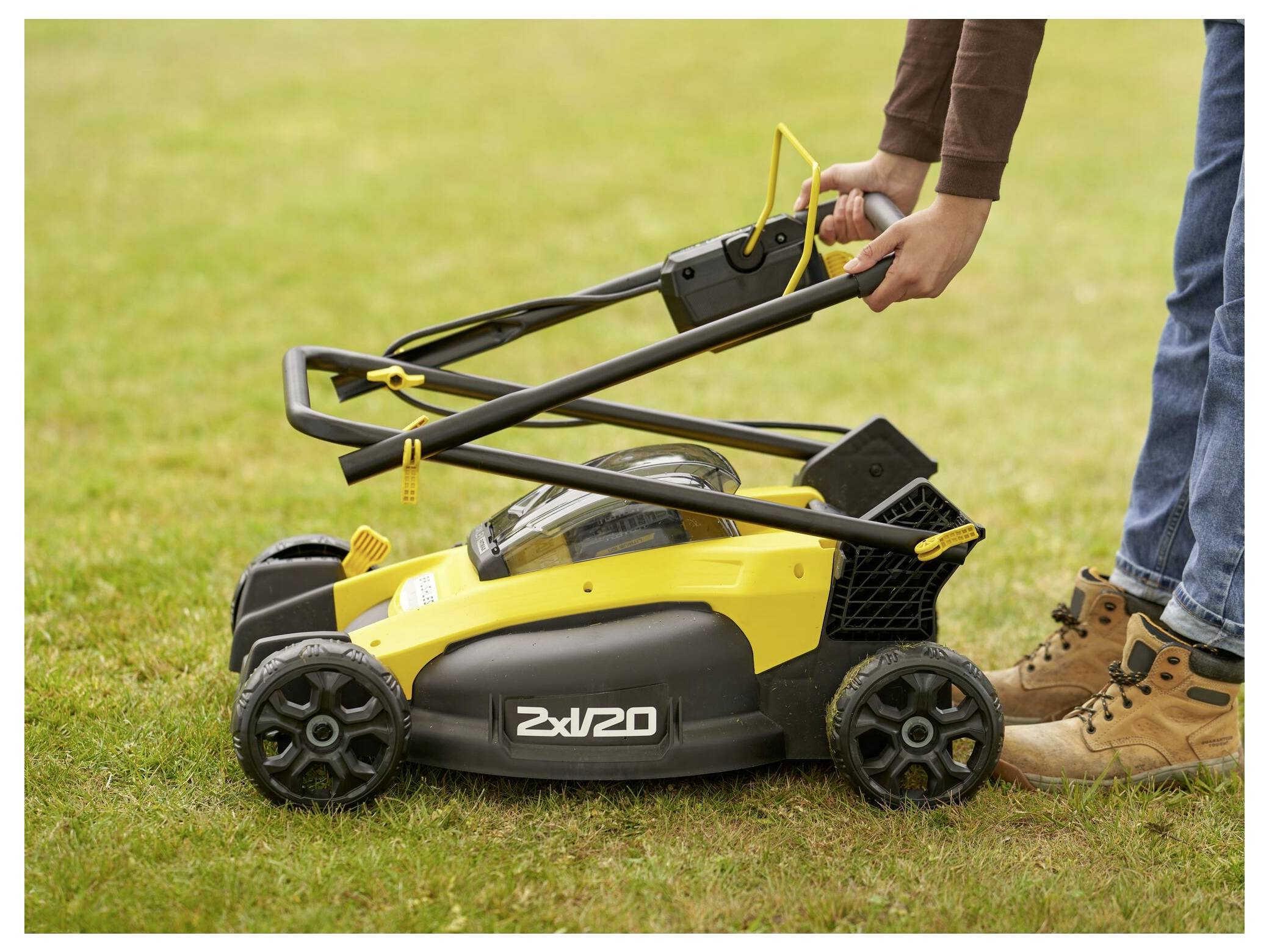 STANLEY V 20 Akku Akku-Rasenmäher inkl. 2. Akku, inkl. Ladegerät 18V