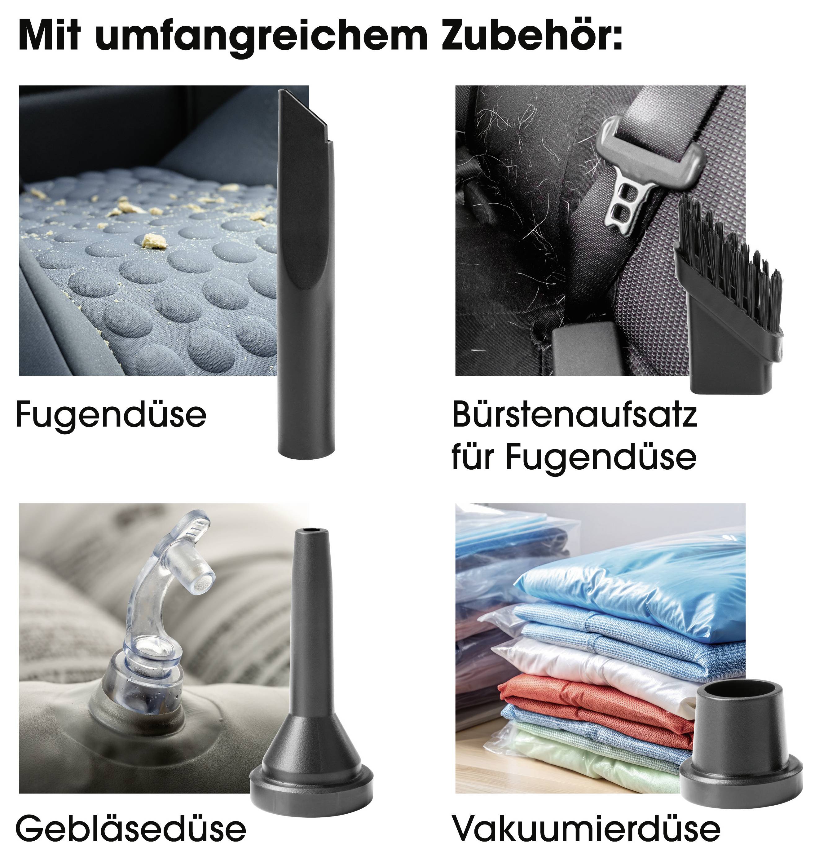 CleanMaxx 15439 Akku-Handstaubsauger 3.7V