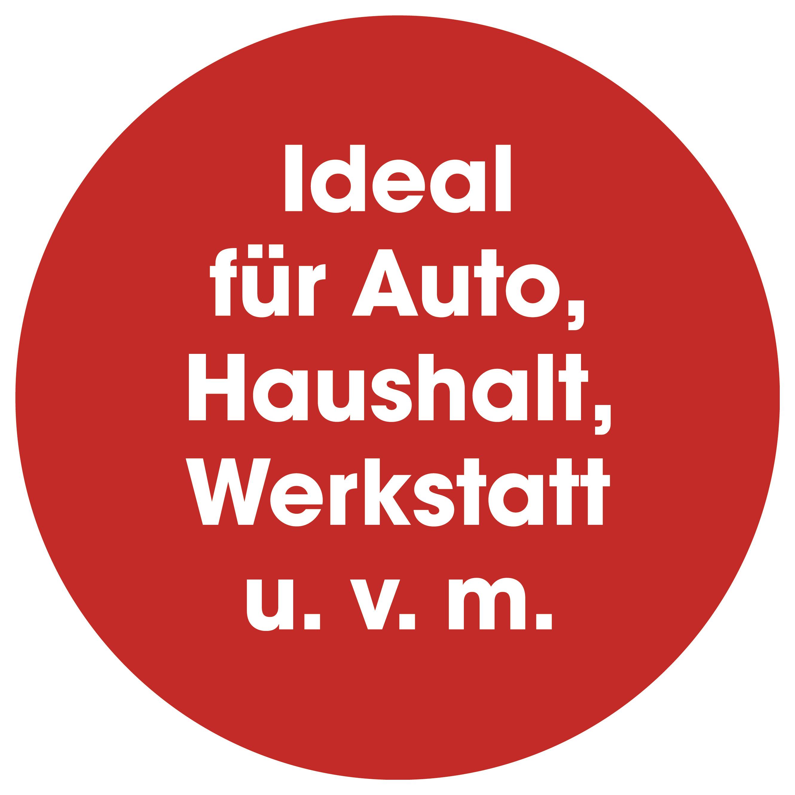 „Ideal für Auto, Haushalt, Werkstatt u. v. m.