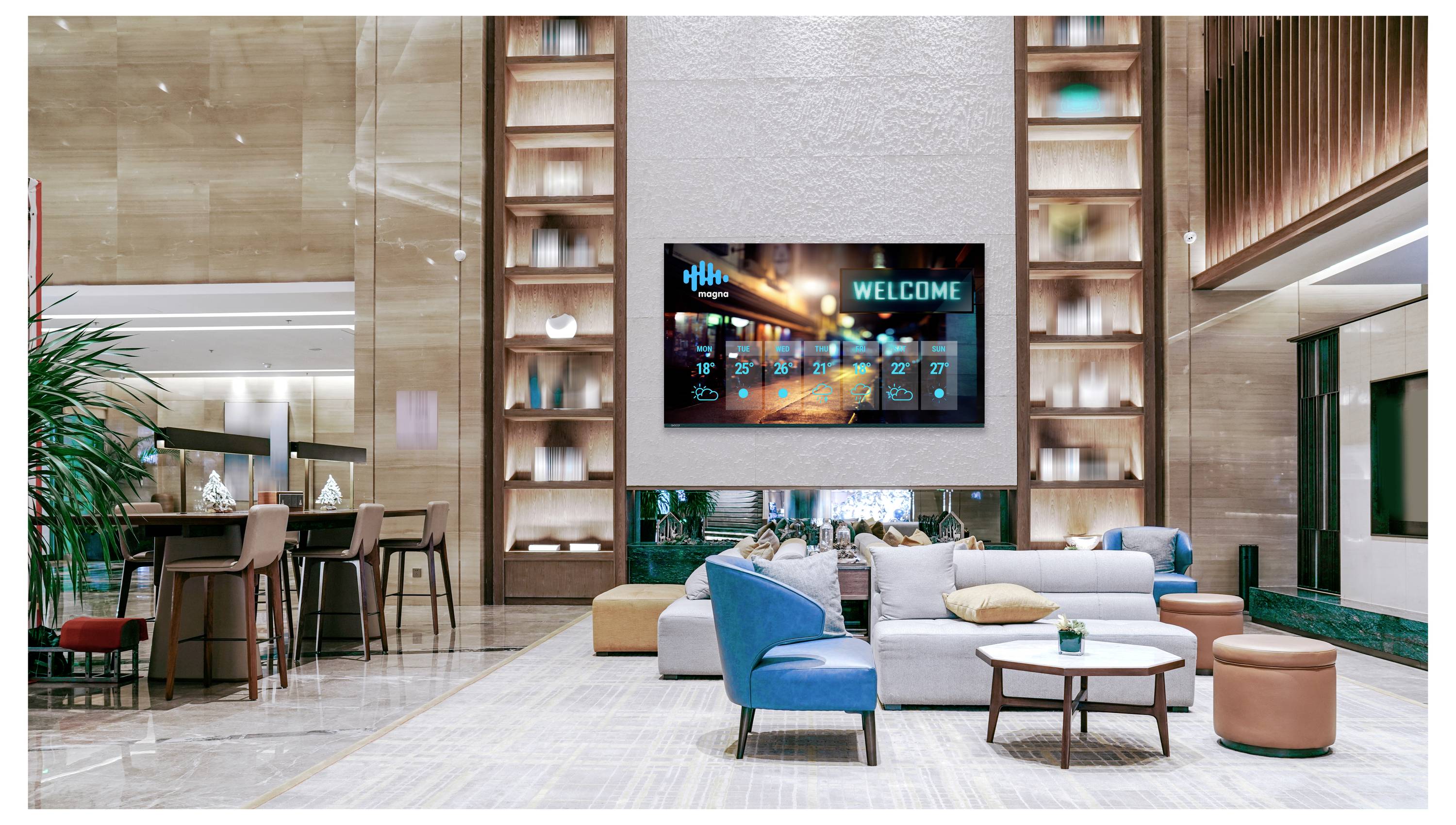 Avocor AVK-5510 - 140cm (55") Diagonalk Digital Signage Display 55 Zoll 3840 x 2160 Pixel 16/7