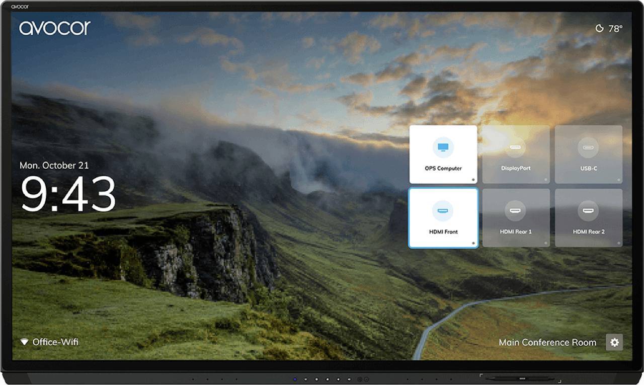 Avocor AVG-7560 - 190cm (75") Diagonalk Digital Signage Display 75 Zoll 3840 x 2160 Pixel