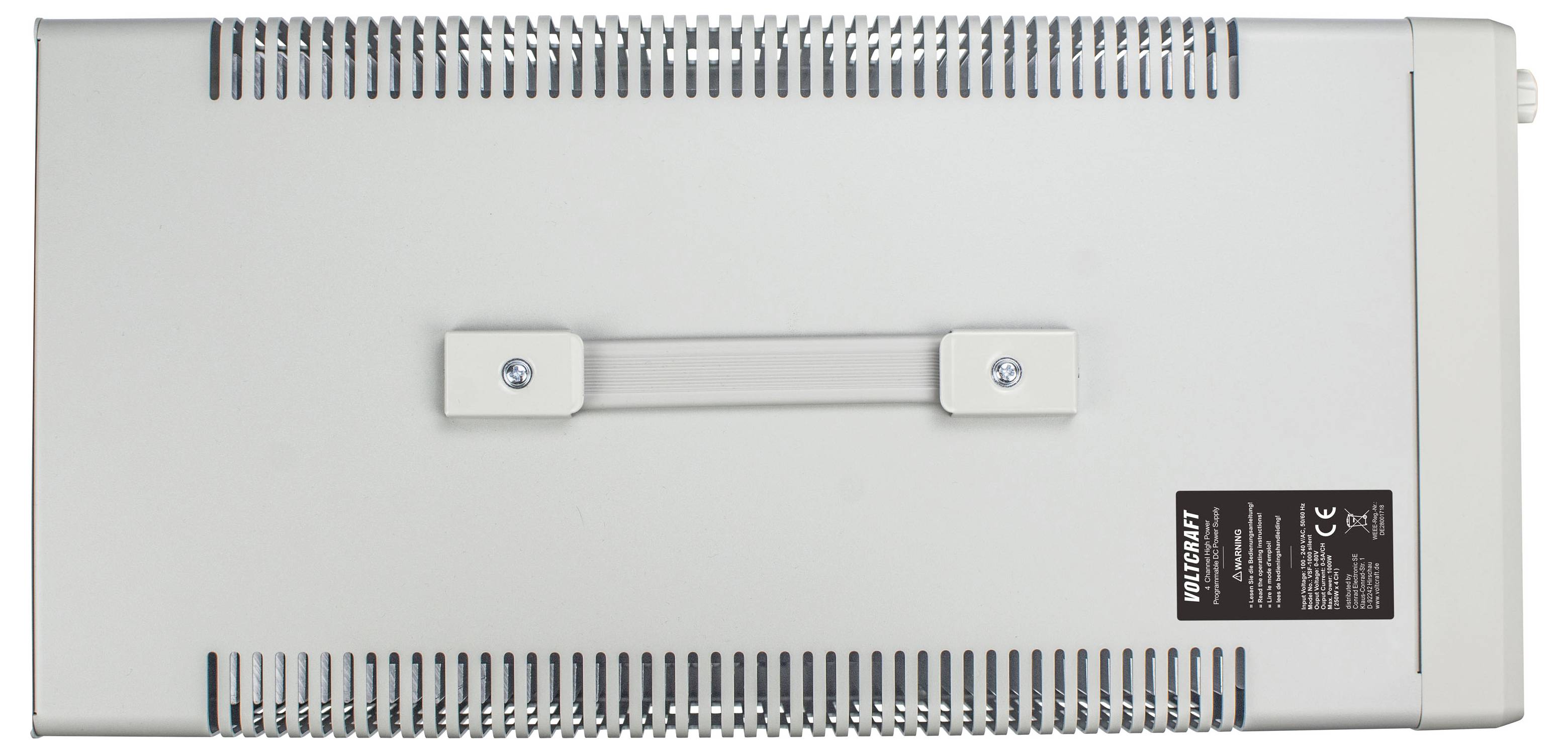 VOLTCRAFT VSF-1000silent Labornetzgerät, einstellbar 0 - 80 V/DC 0 - 5A 1000W LAN, RS-232, RS-485, USB lüfterlos, fernsteuerbar
