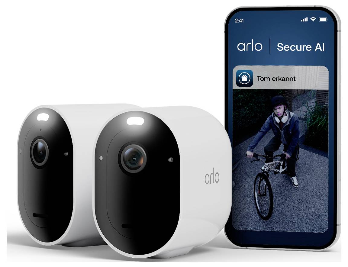 ARLO PRO 6 2-CAM VMC4270P-100EUS IP-Überwachungskamera