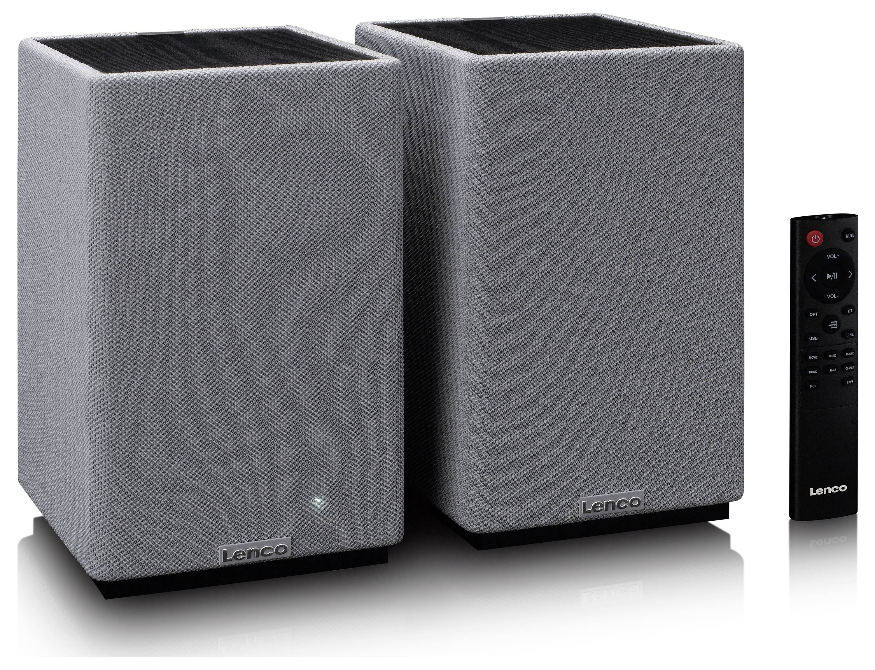 Lenco SPB-240BKGY Bluetooth® Lautsprecher-Set Grau