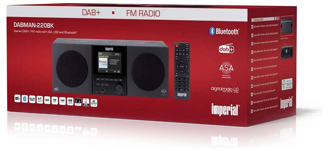 Die Verpackung des „Imperial DABMAN 220BK