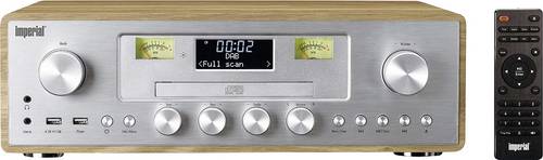 Imperial DABMAN 280CD Tischradio DAB+, UKW DAB+, CD, Bluetooth®, USB Silber