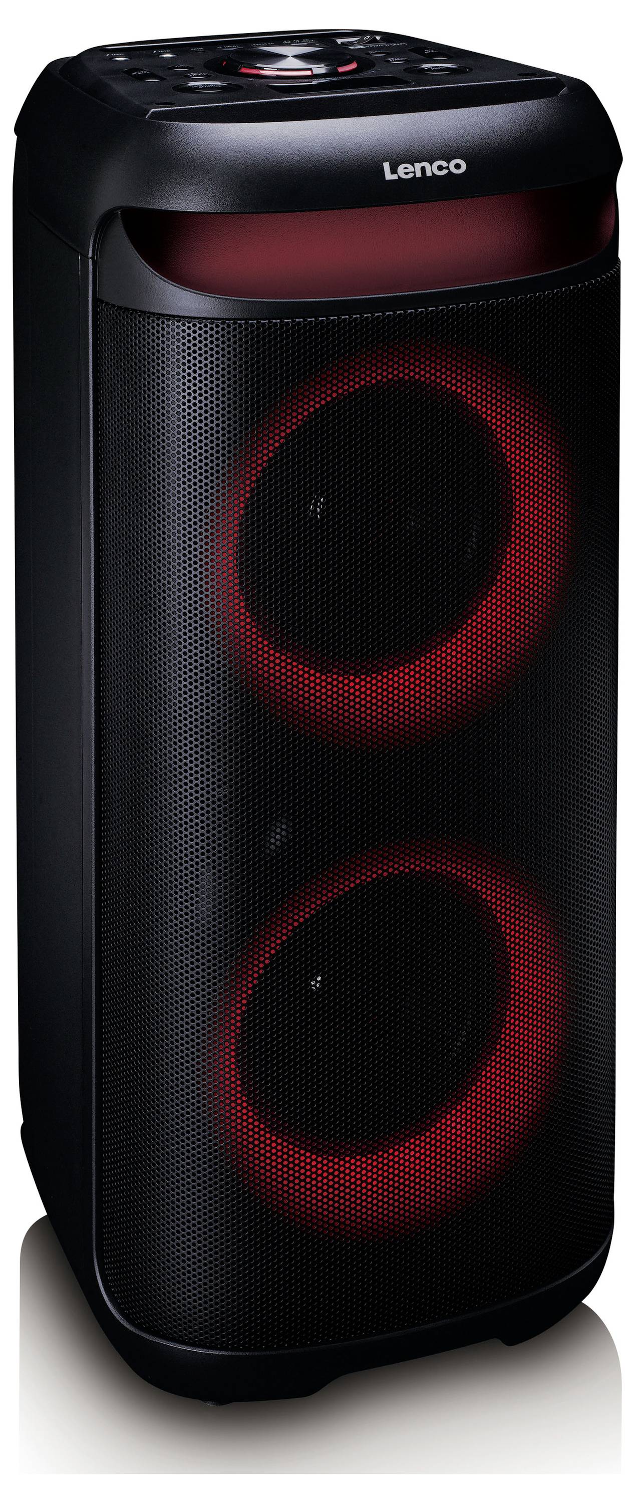 Lenco PA-210BK Bluetooth® Lautsprecher Schwarz