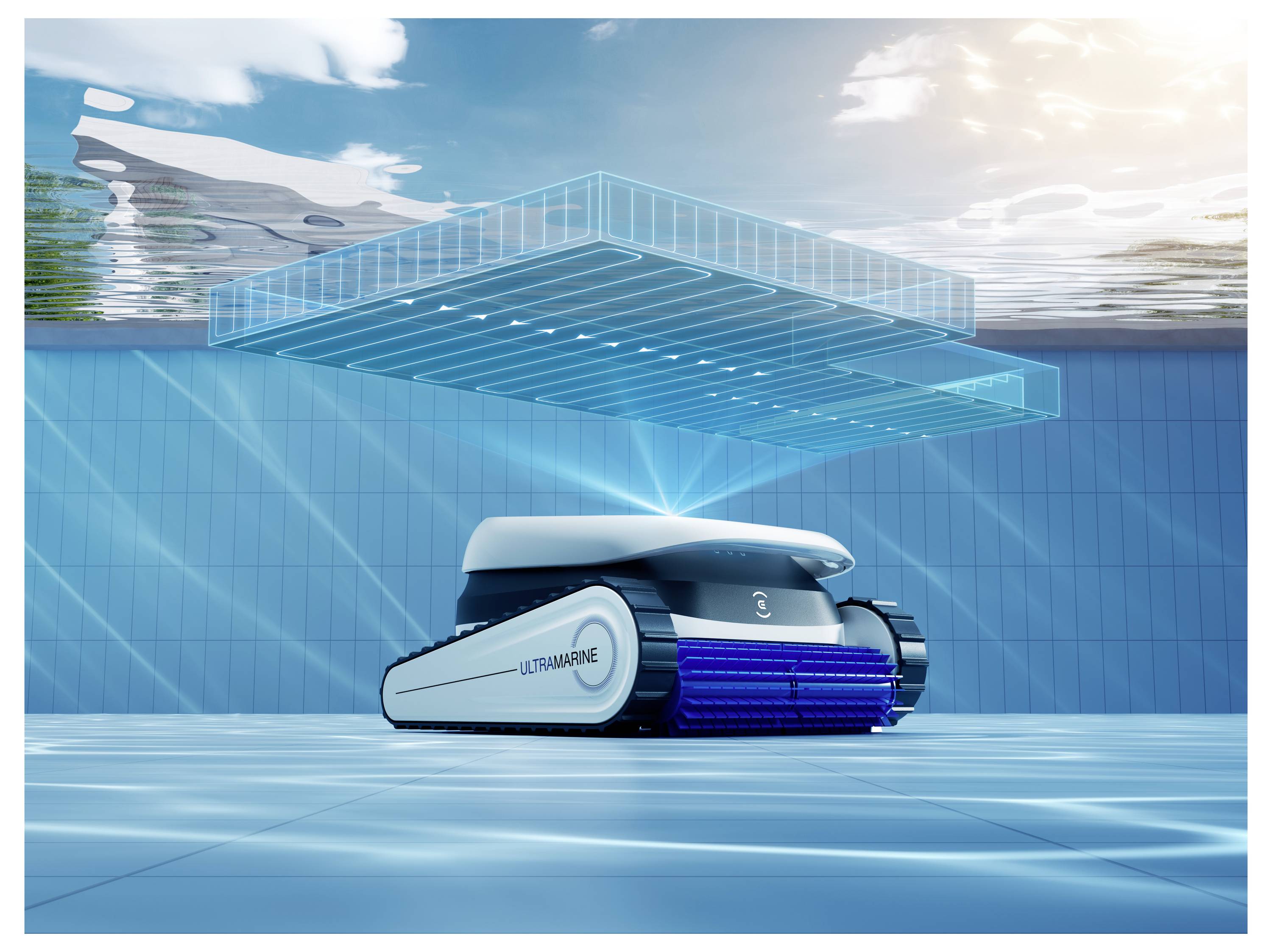 Eine unter Wasser operierende Drohne mit der Bezeichnung „Ultramarine