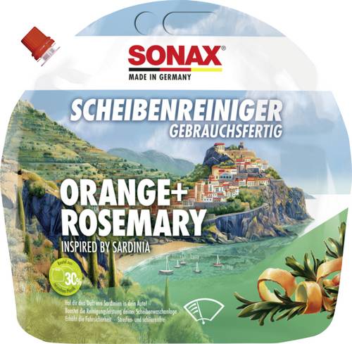 Sonax 161443:Scheibereiniger gebrauchsfertig Orange+Rosmarin 3 l