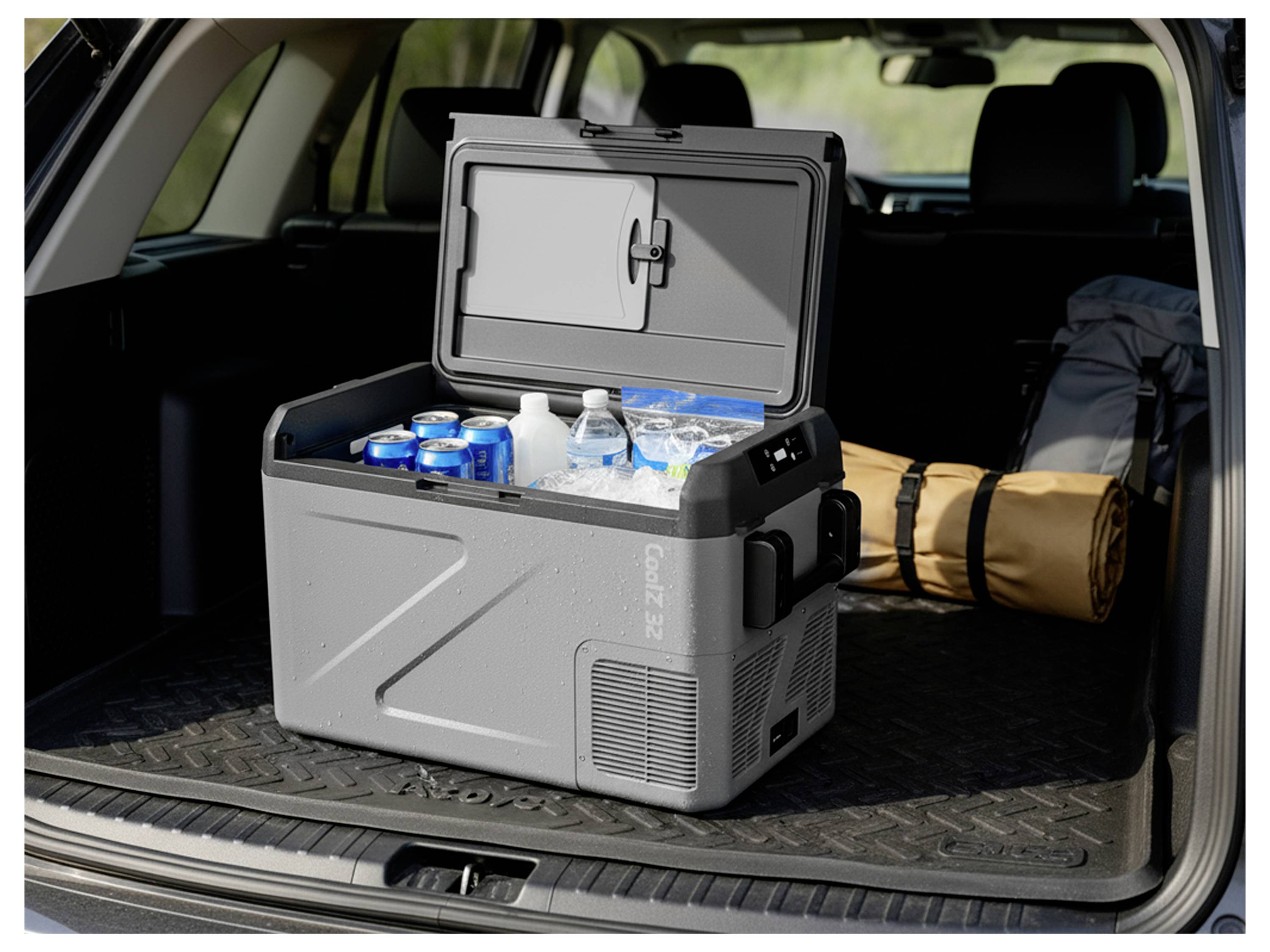 ProUser CoolZ 32 Kühlbox EEK: B (A - G) Kompressor 12 V, 24 V, 230V Grau-Schwarz 32l -20°C