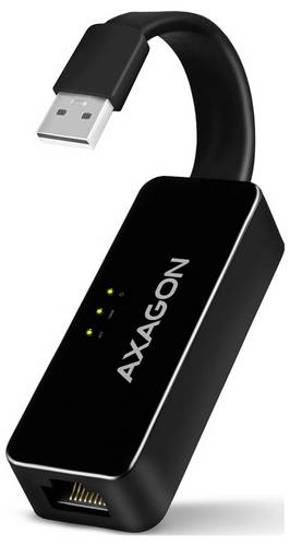 AXAGON USB 2.0 Adapter [1x USB-A Stecker - 1x RJ45-Buchse] 15 cm