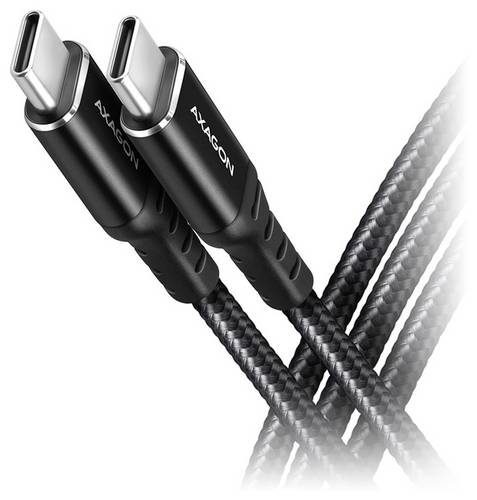 AXAGON USB-C® Kabel USB 2.0 USB-C® Stecker 1 m Schwarz BUCM-CM10AB